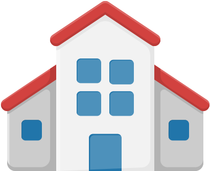 512 X 512 - Home Flat Icon Png (512x512)