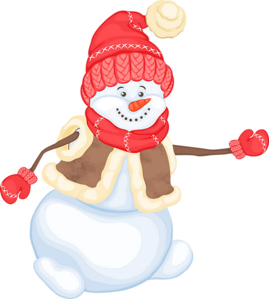 Tubes Noel / Bonhommes De Neiges - Новый Год Рисунок Снеговик (540x600)