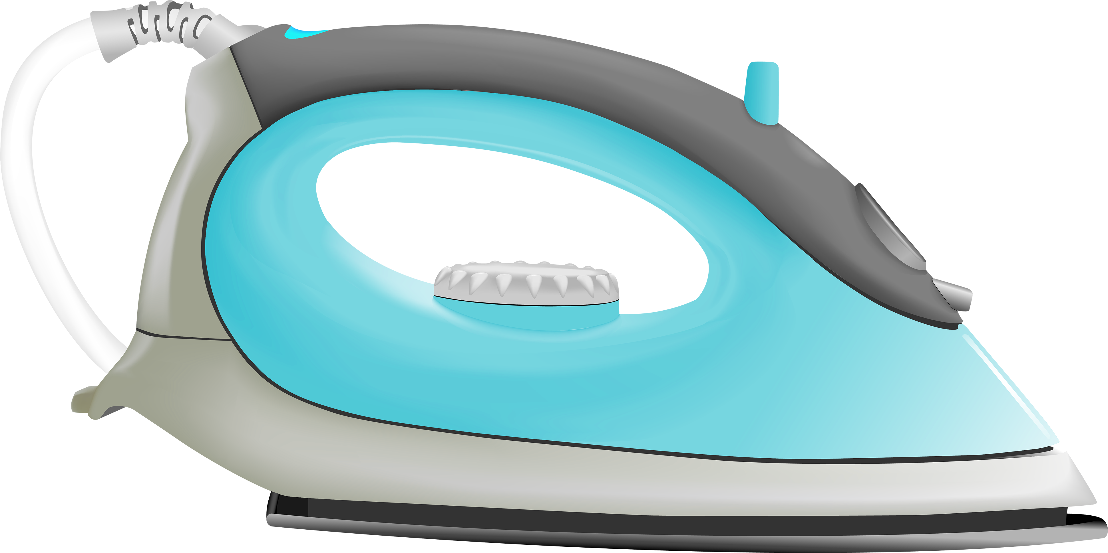 Blue Iron Png Clipart - Iron Png (4000x1998)