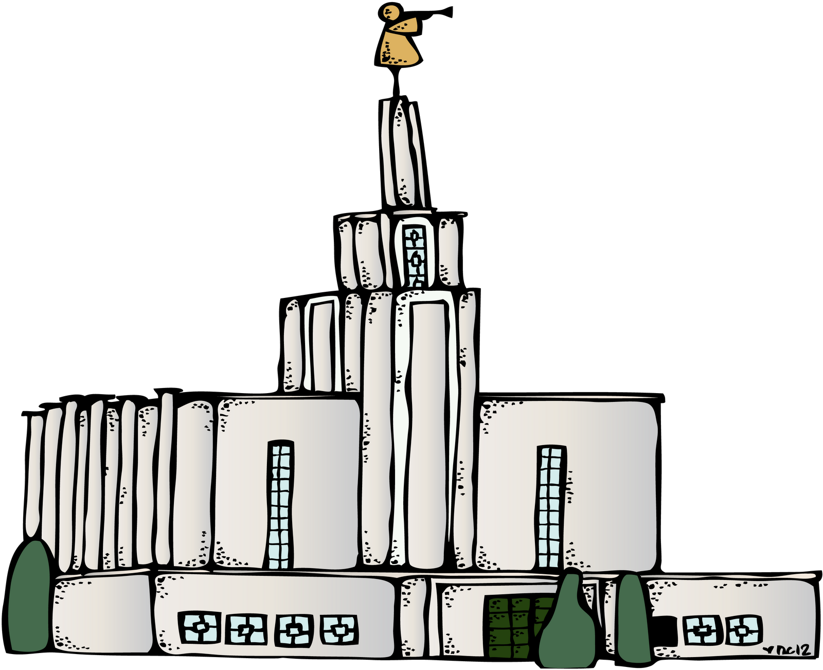 Request From Jennifer - Lds Temple Clipart Free (1600x1310)