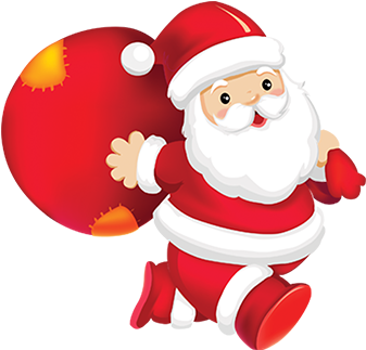 卡通圣诞节圣诞老人元素 Cute Santa Claus Cartoon 500x500 Png Clipart Download