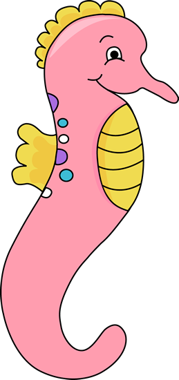 Free Seahorse Clipart Clipartmonk Clip Art Images - Pink Seahorse Clipart (259x550)