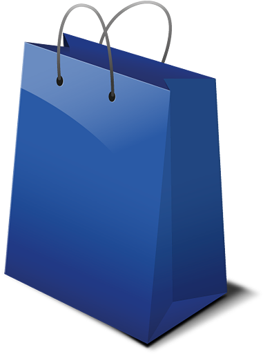 Blue Shopping Bag Png - Shopping Bag In Png (512x512)