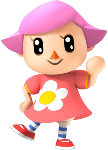 480px-villager Female Ssb4 - Super Smash Bros Villager (480x480)