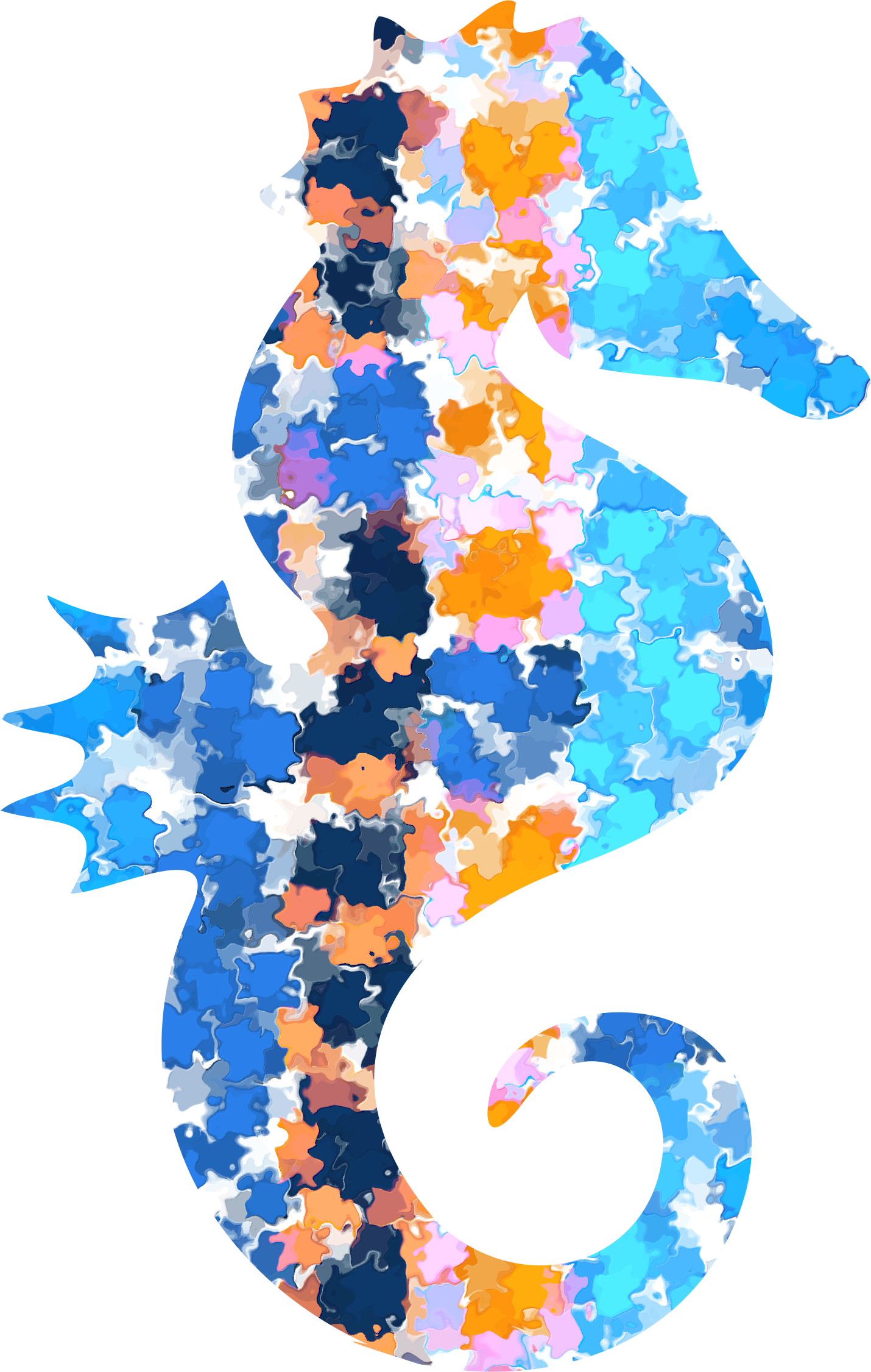 Big Image - Seepferd-gruß-karten Karte (1430x2251)