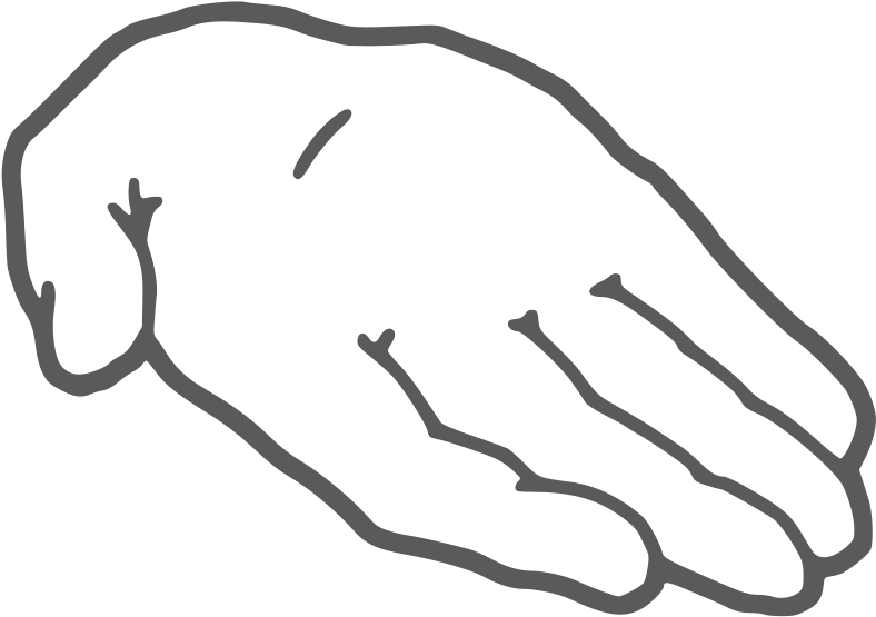 Clipart - - Hand Offer (1071x750)