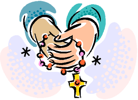 Picture - Praying The Rosary Animated (454x331)