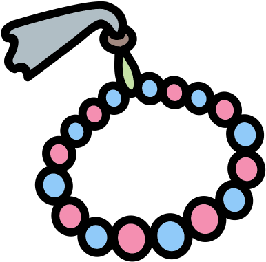 Prayer Icon - Background Design Pink Baby Shower (512x512)