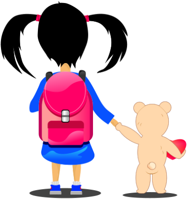 A Teddy's Prayer - Clip Art (380x404)