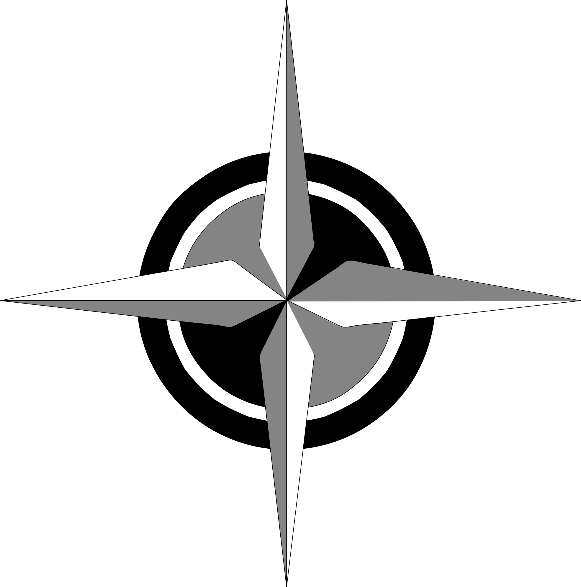 Compass Vector Art - Compass Rose (1969x1990)