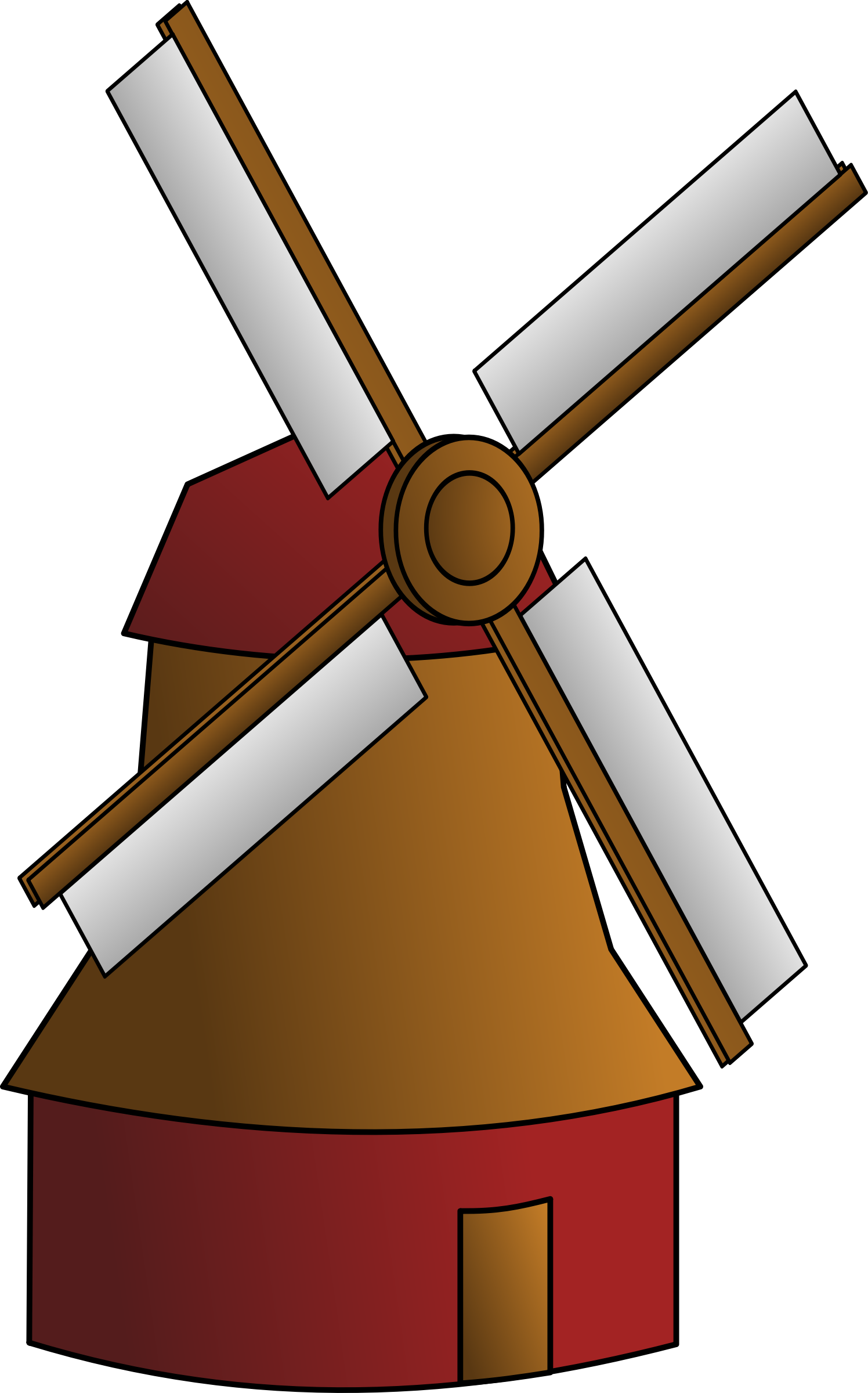 Clipart - Windmill - Windmill Clipart (1496x2400)