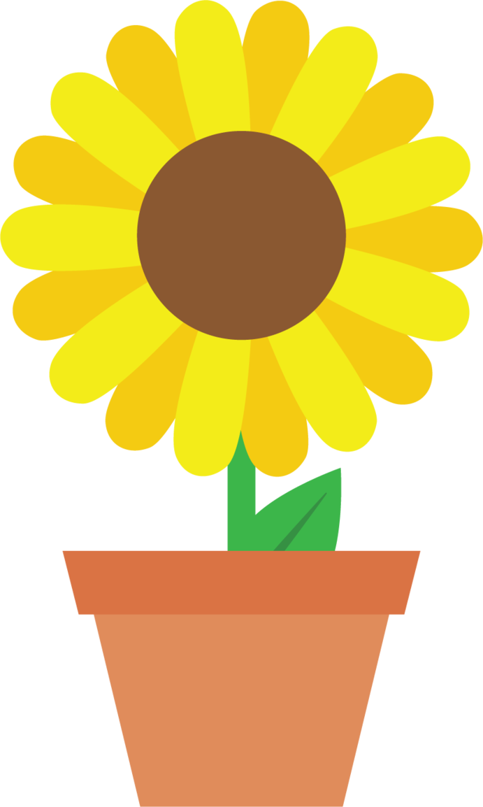 Sunflower By Radioactiveflowers - Hacer Un Organizador Grafico (691x1154)