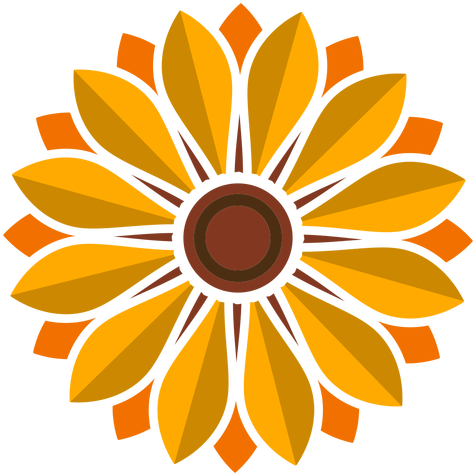 Sunflower Head Icon Transparent Png - Sunflower Icon Png Transparent (512x512)