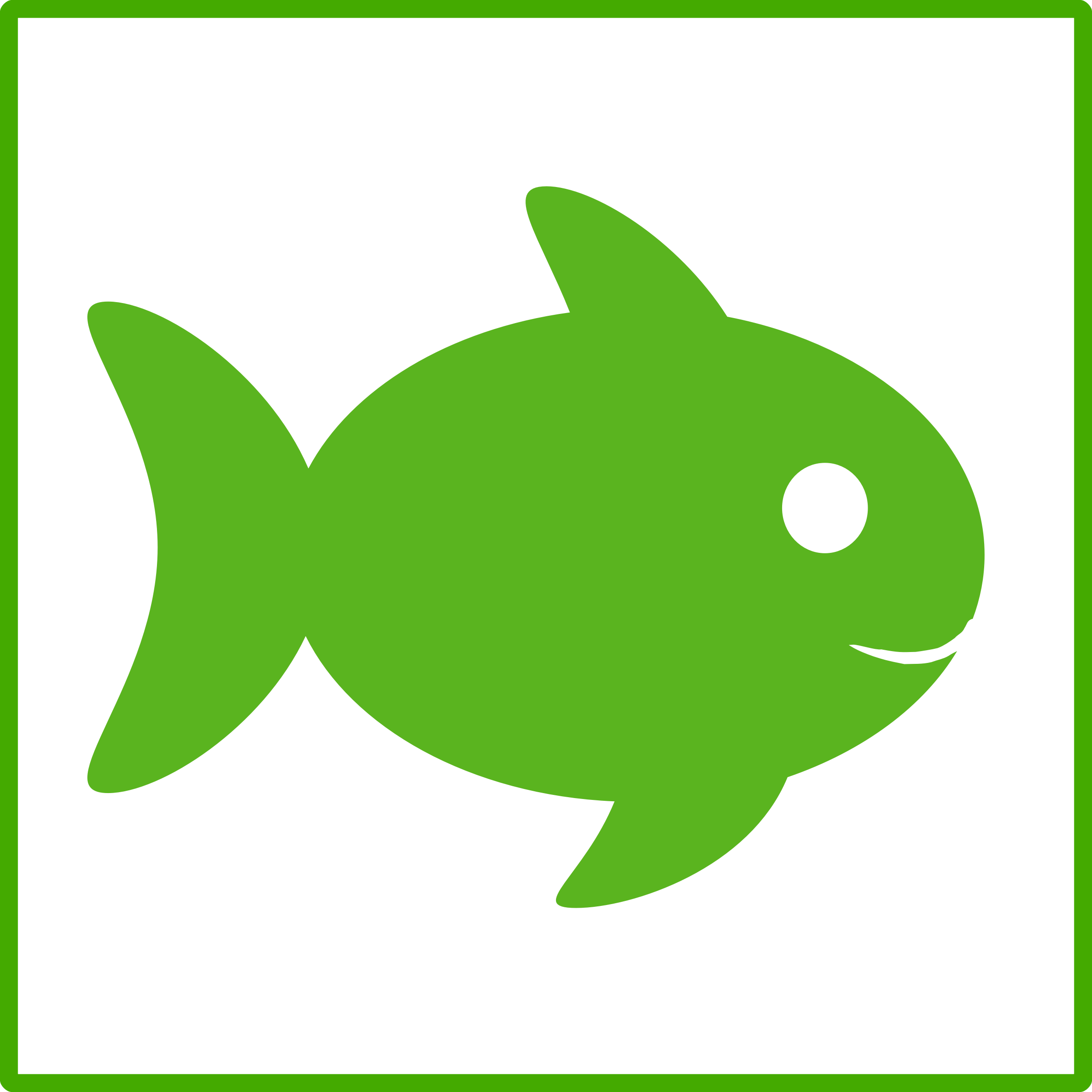 Green Fish Icon - Green Fish Icon Png (2400x2400)