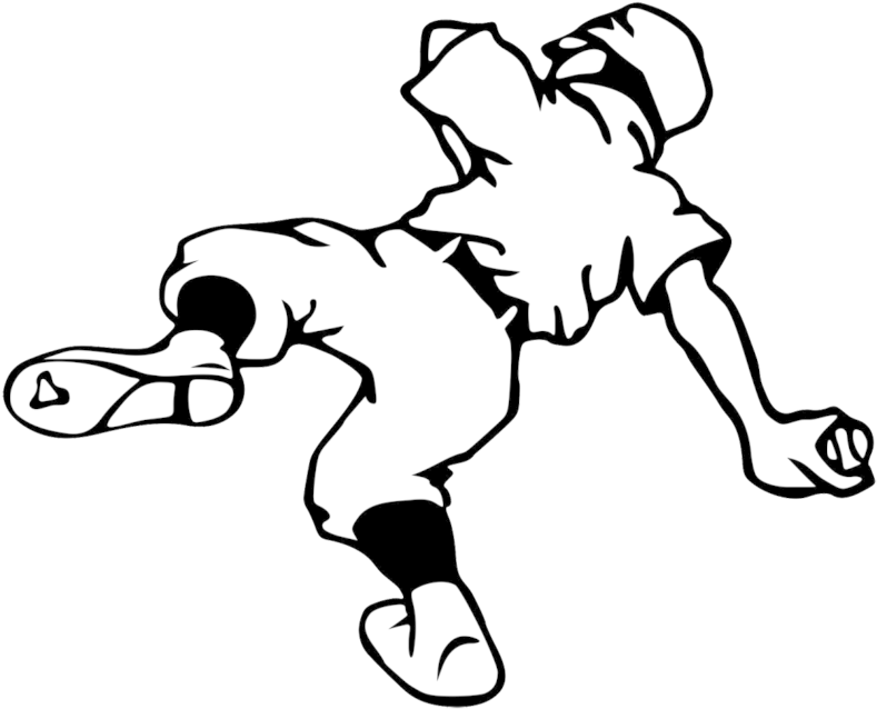 Free Pictures Of Baseball Clipart Black & White Hd - Baseball (800x661)