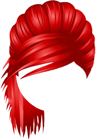 Red Hair Clipart Transparent (480x663)