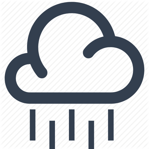 Rain Clipart Hail - Rain Icon Transparent (512x512)