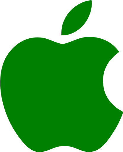 Dark Blue Apple Logo (512x512)
