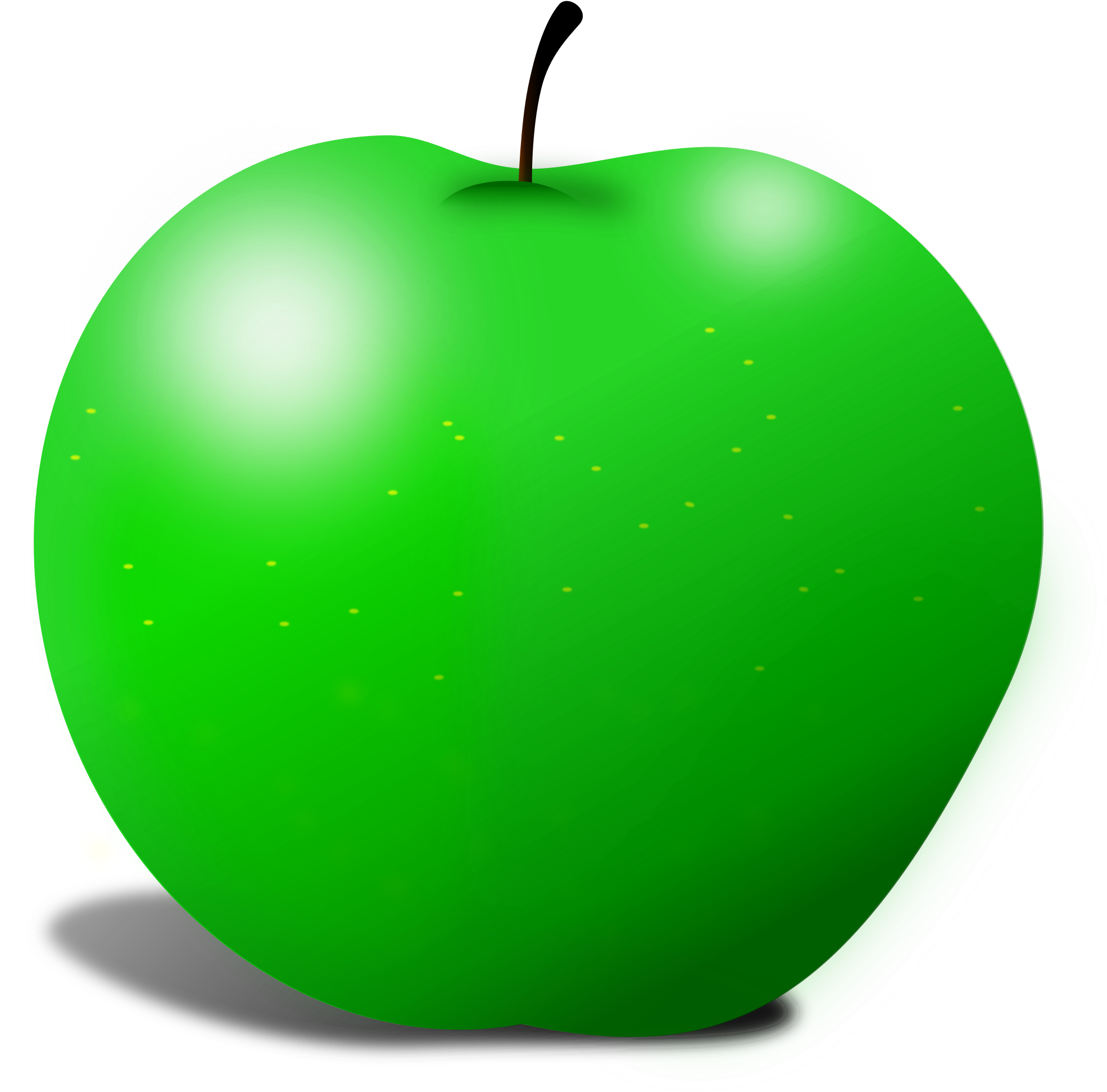 Apple - Apel Hijau Vektor Png (2400x2400)