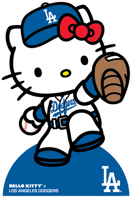 Hello Kitty - Dodgers Hello Kitty (656x808)