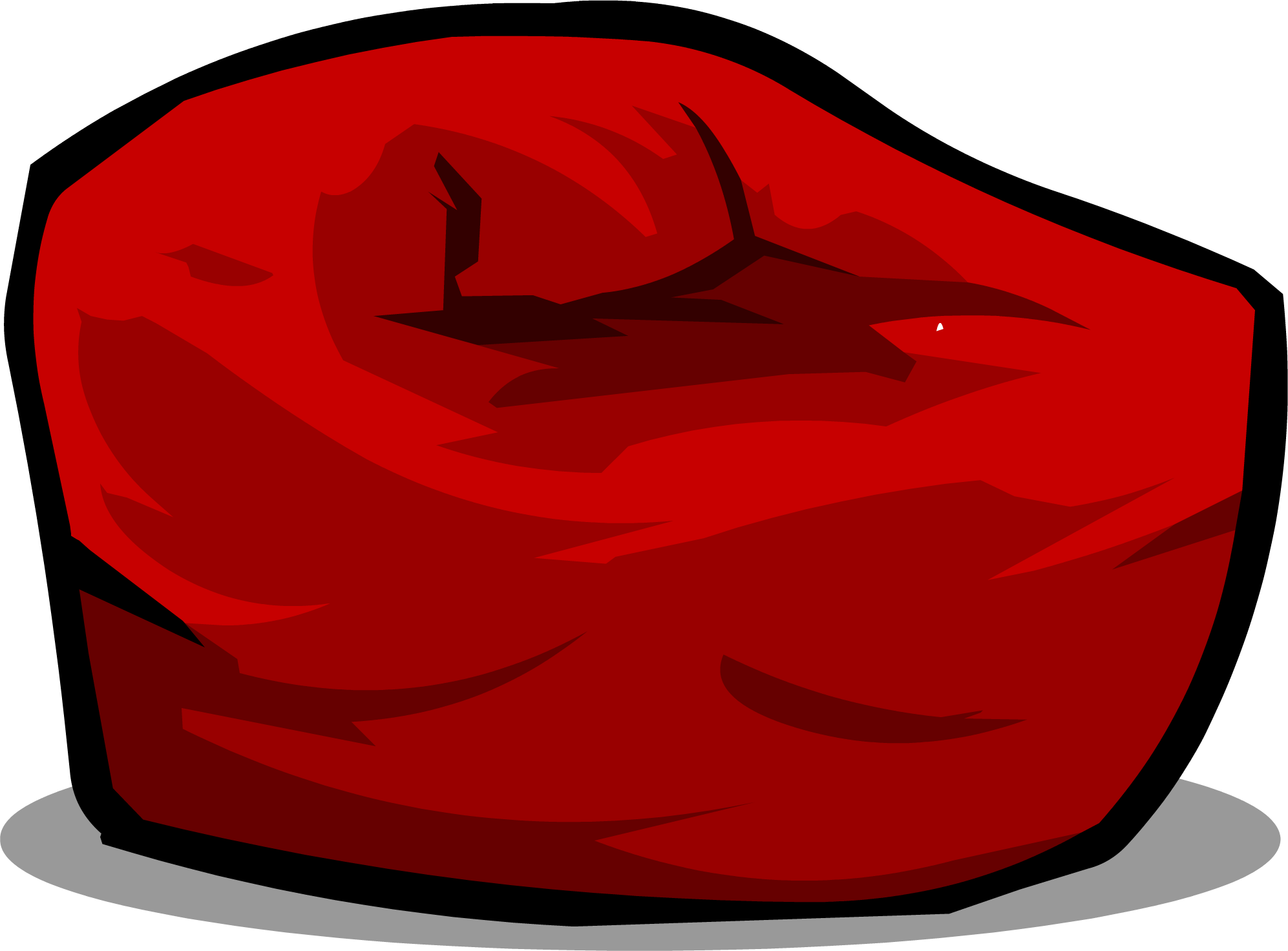 Red Beanbag Chair Sprite 003 - Red Beanbag Chair Sprite 003 (1993x1472)