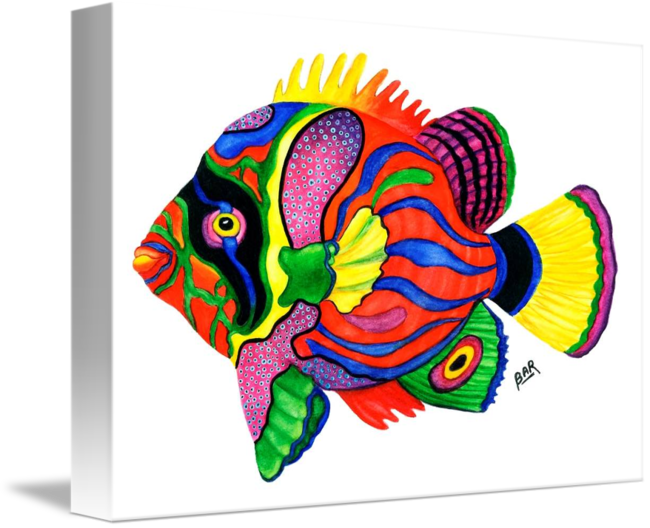 Colorful Tropical Fish (650x528)