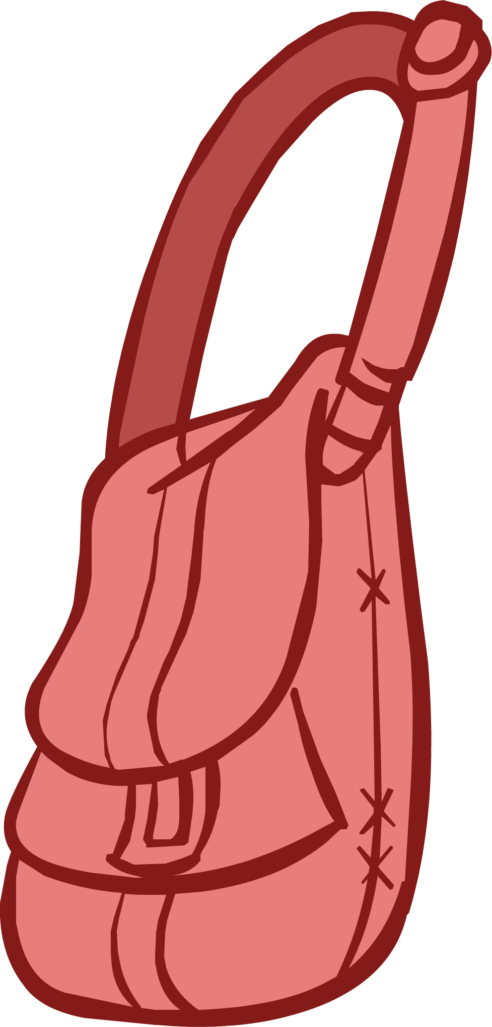 Coral Shoulder Bag - Satchel Png (977x2036)