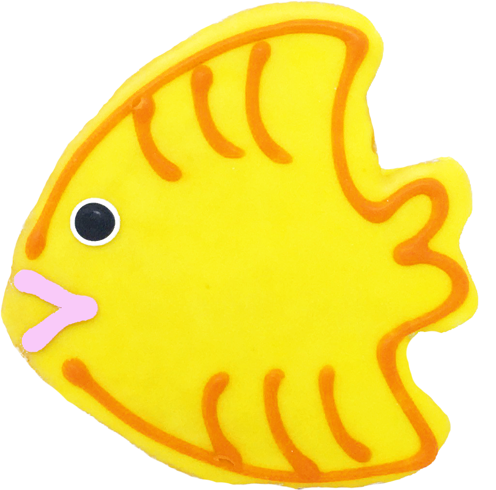 Tropical Fish Cookie - Tropical Fish (1500x1500)