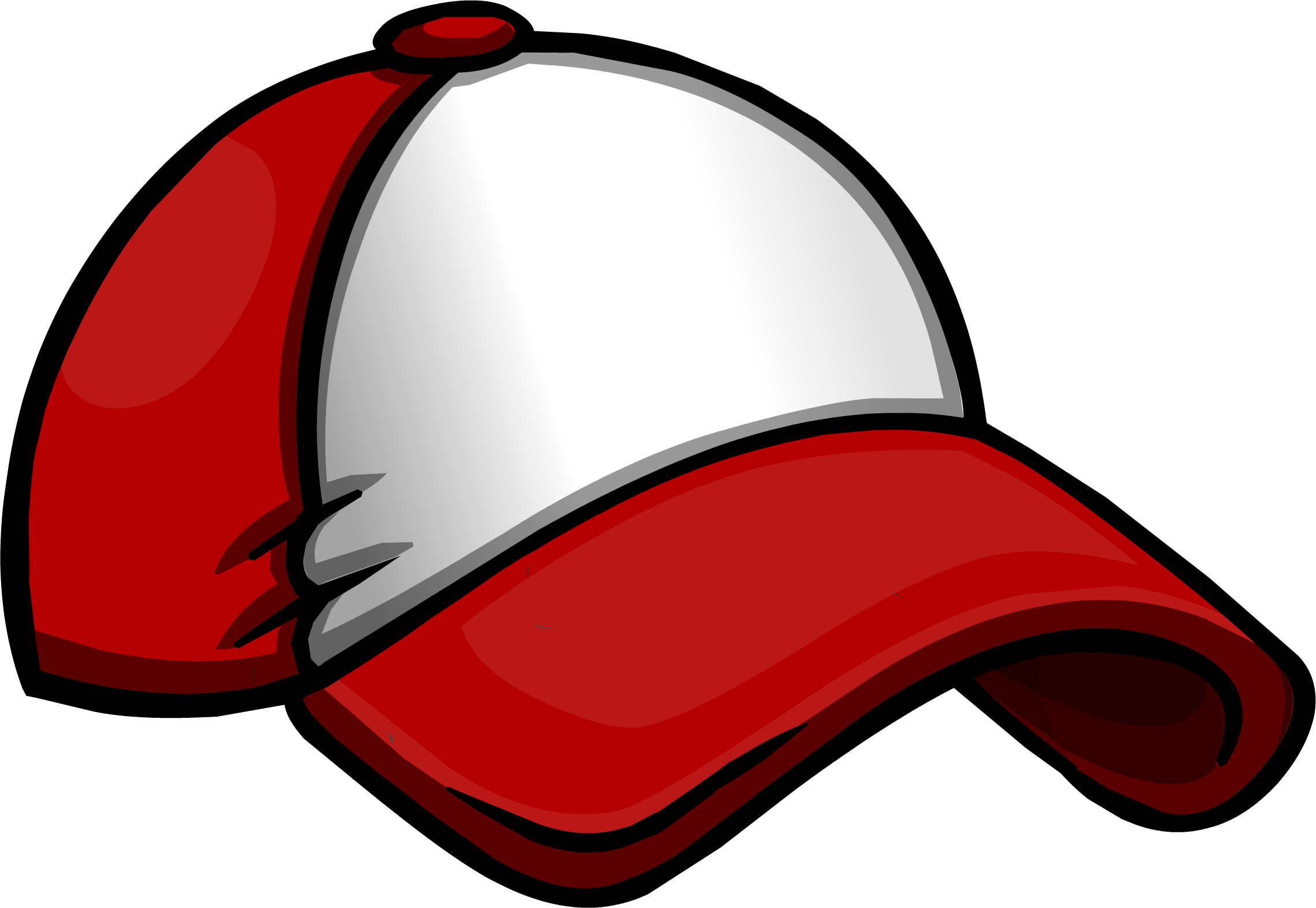 New Player Red Baseball Hat - Club Penguin Music Jam Cap (2277x1571)