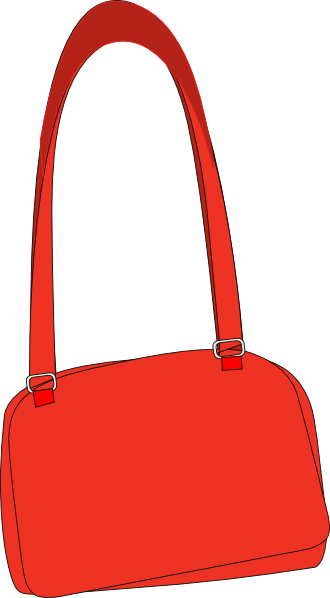 Red Purse Clipart (330x598)