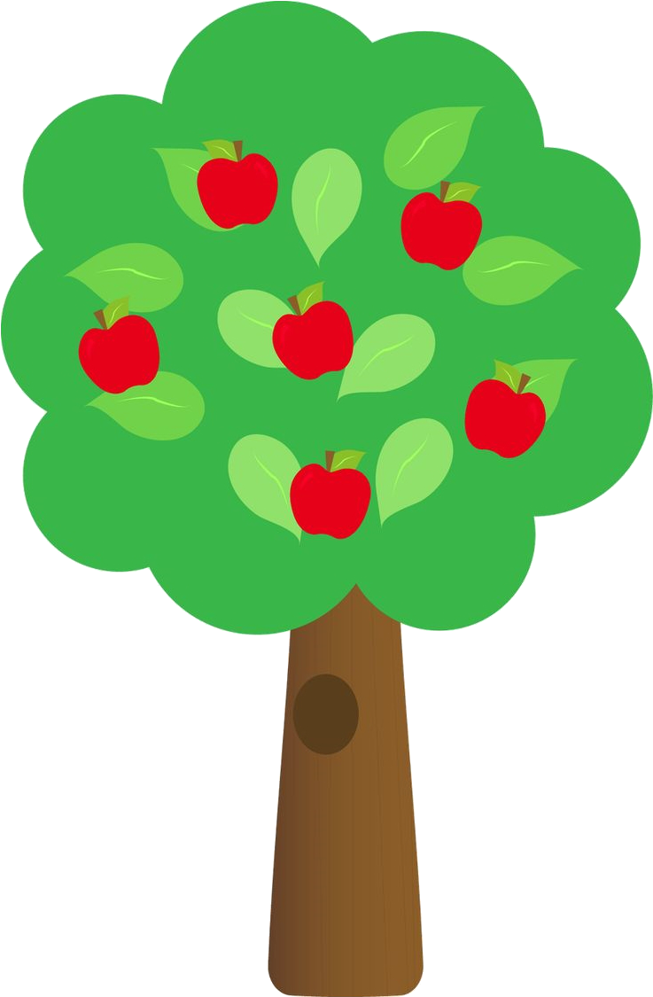 Danielle M - Arvore Com Maça Desenho (937x1274)