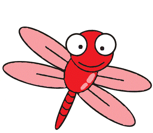 Red Dragonflies Week Of 2/29 - Red Dragonflies Clipart (489x427)