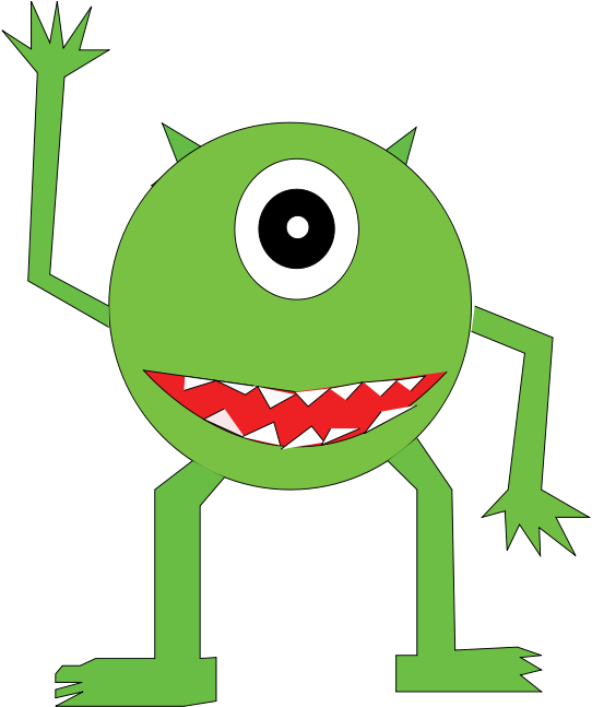Free To Use &, Public Domain Monsters Clip Art - Halloween Monster Clip Art (566x800)