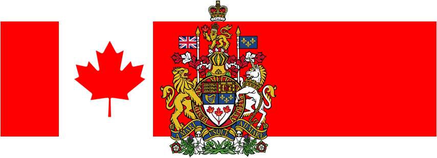 Royal Canadian Air Force - Canada Flag (854x309)