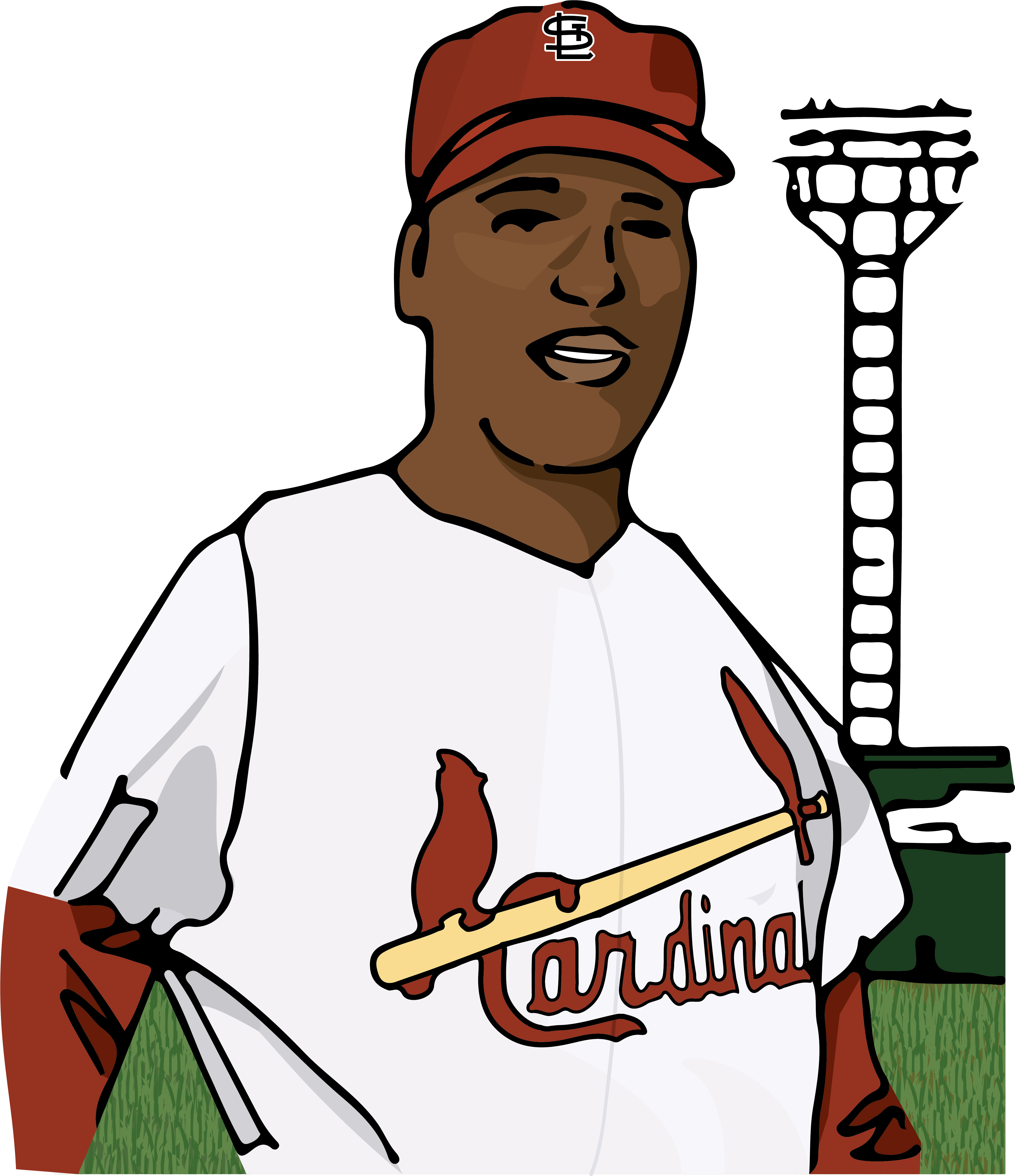 Bob Gibson - St Louis Cardinals (4647x4904)