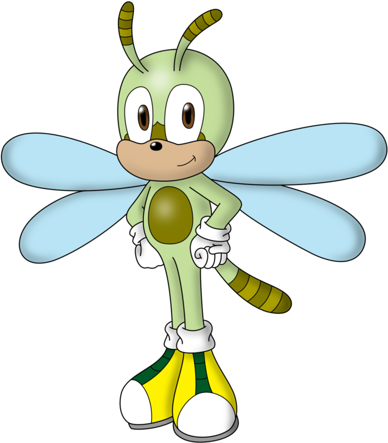 Zing The Dragonfly By Wanda92 - Sonic Insects (845x946)