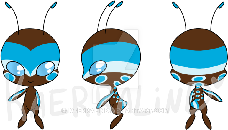 Darnner The Dragonfly Kwami By Kaerralind - Cartoon (800x488)
