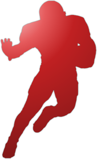 Nfl Tickets - American Football Player Silhouette (315x518)