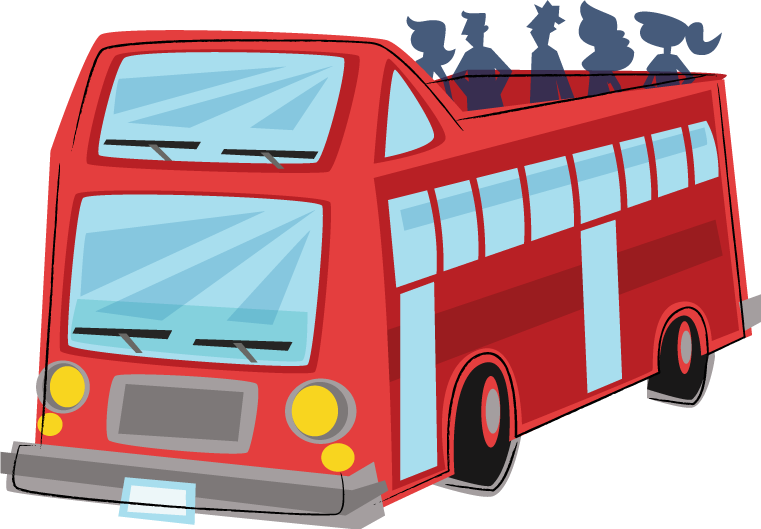 Tour Bus Clipart - Tour Bus Clipart (761x529)