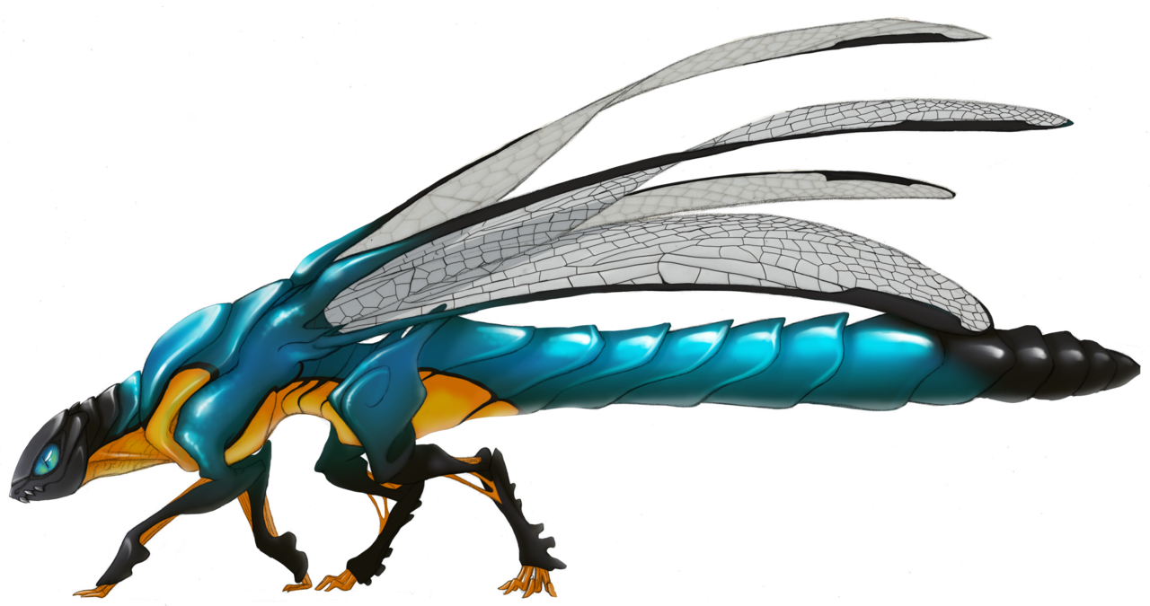 Dragonfly Dragon By Greyanimebeast - Dragon (1280x675)