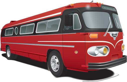 Bus Clipart Old Bus - Tour Bus Service (544x327)