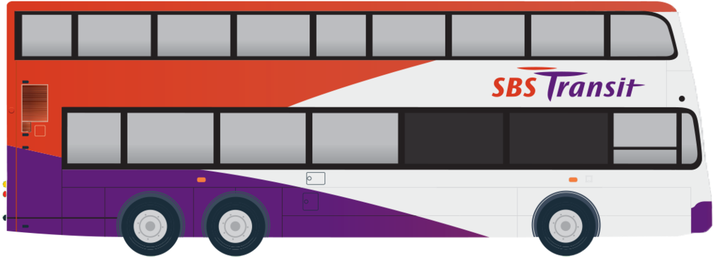 Bus Transportation Clip Art - Sbs Transit (1024x443)