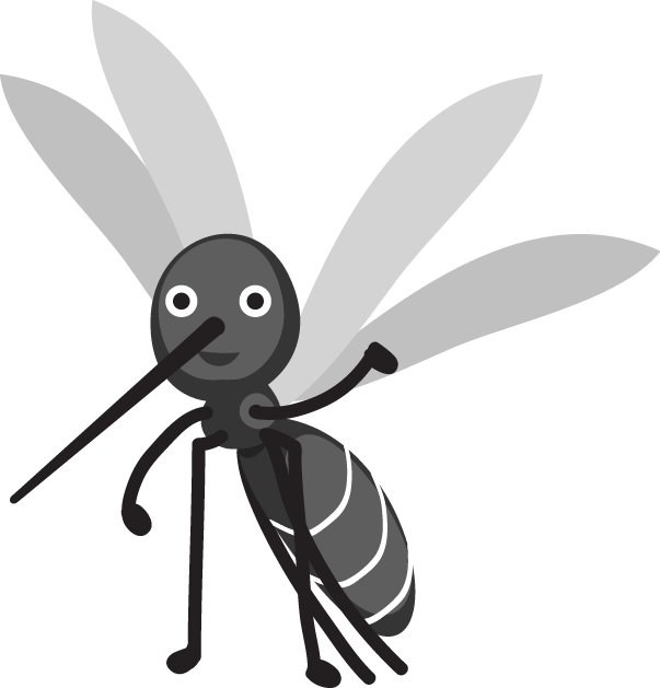 Animals And Insects Of Yakushima - ยุง Vector (603x629)