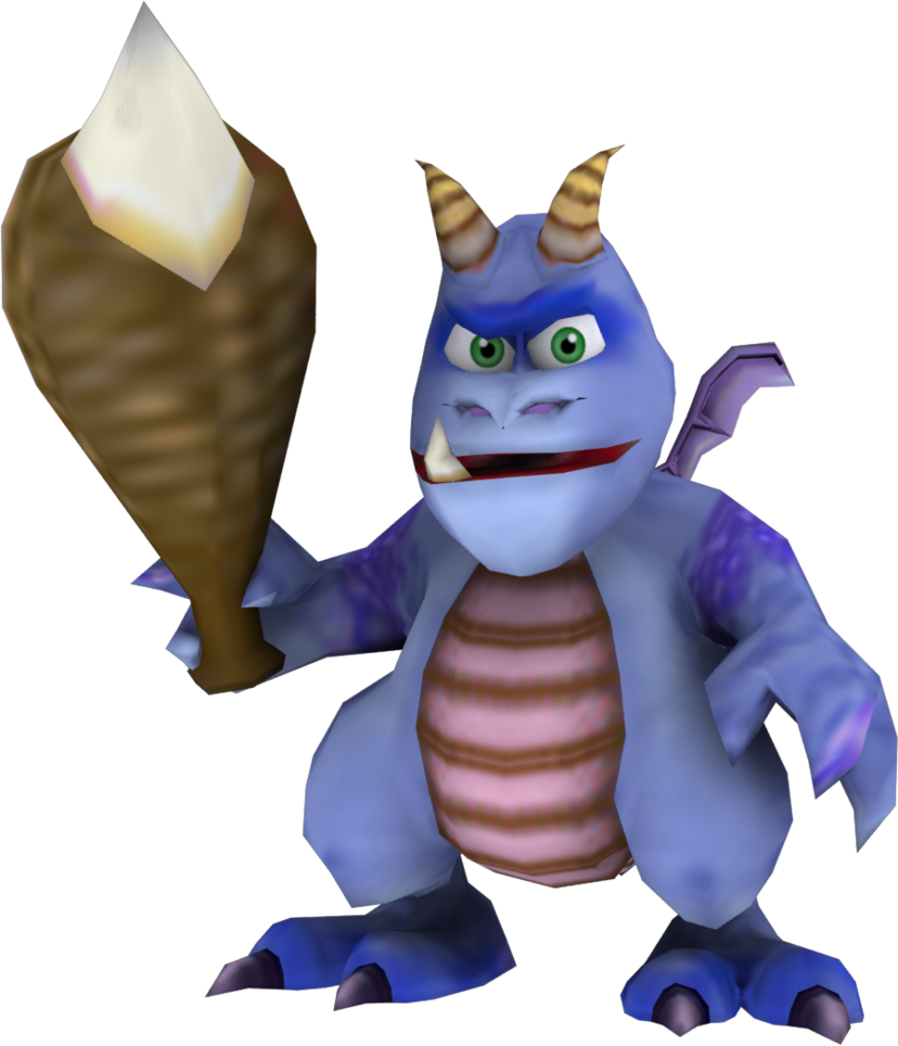 Crush Render By Crasharki - Spyro Crush And Gulp (828x964)