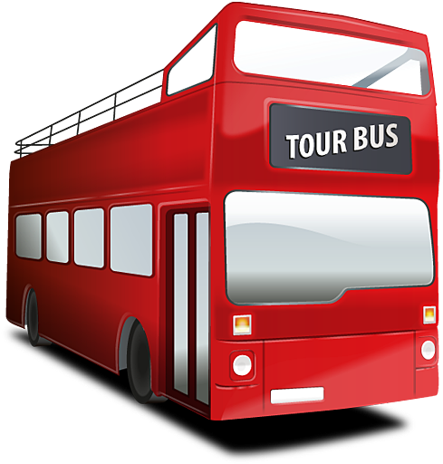 Clip Art - Tour Bus Icon (512x512)