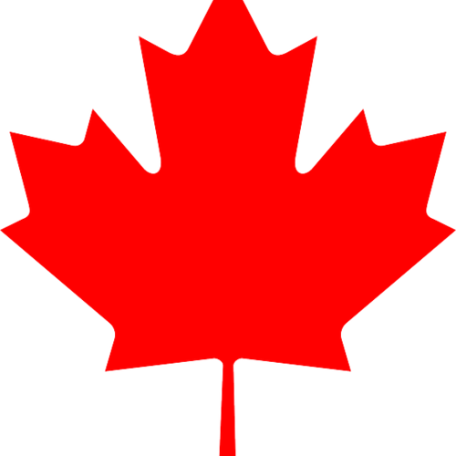 Maple Leaf Outline Clipart - Canada Flag Maple Leaf (500x500)