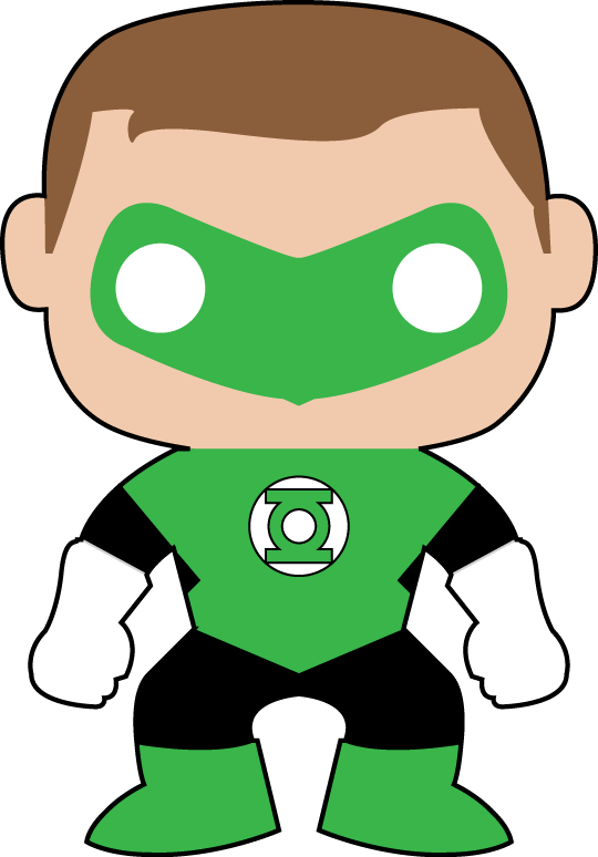 Green Lantern Funko By Ulrichugo - Clip Art Green Lantern (540x774)