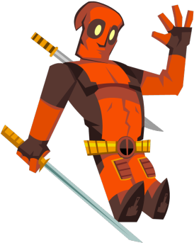 Super Hero Clipart Outline - Clip Art (500x363)