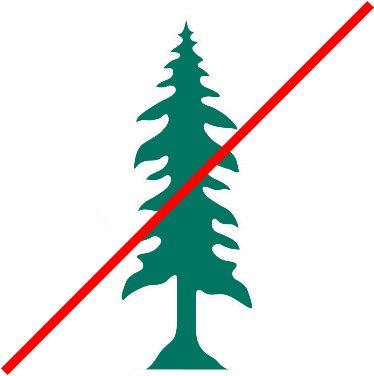 Don't Extract The Tree As A Stand-alone Symbol - Stanford Cardinal (400x500)