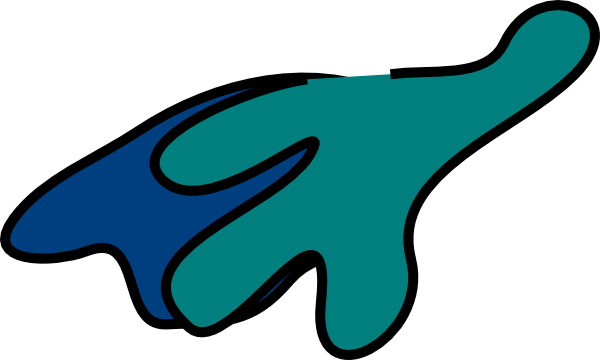 Superhero Outline Blue & Teal Clip Art At Clker - Blue (600x360)